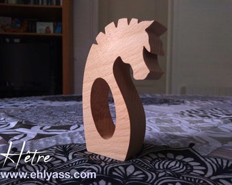 Wooden Towel Round Horse (EPAIS) handmade by Ehlyass