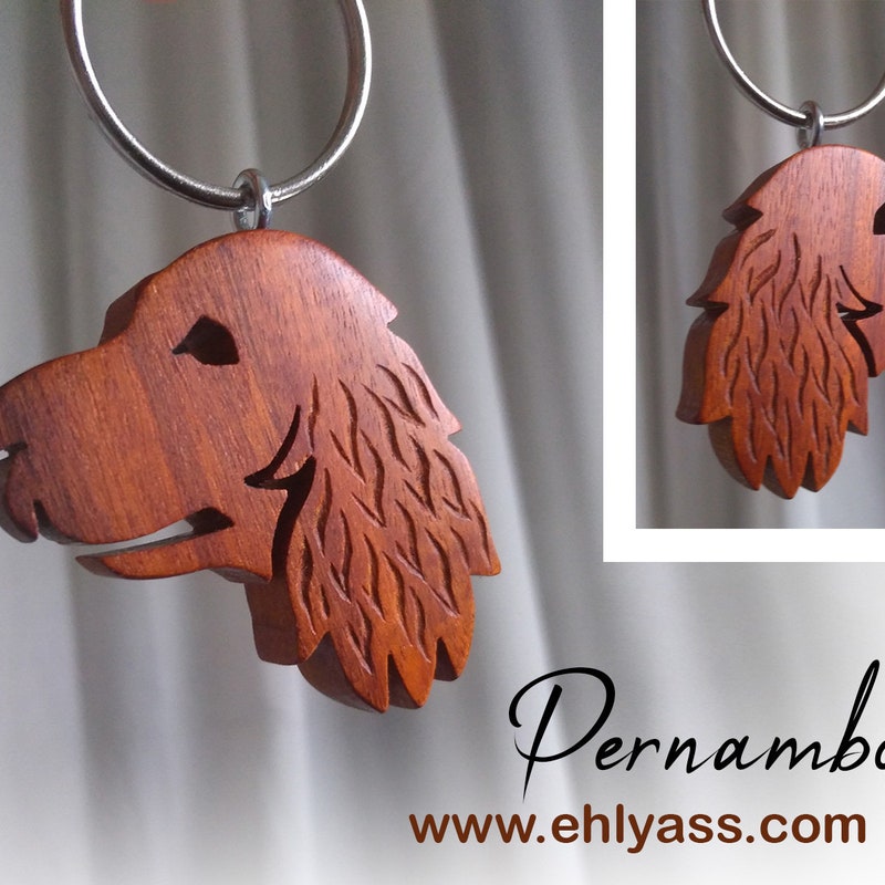 Cocker Spaniel Love Key Ring - Double Sided Chrome Metal Keychain With Print - View #7