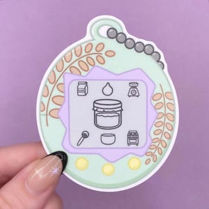 Sourdough Starter Virtual Pet Sticker | Y2K Gift for Bakers