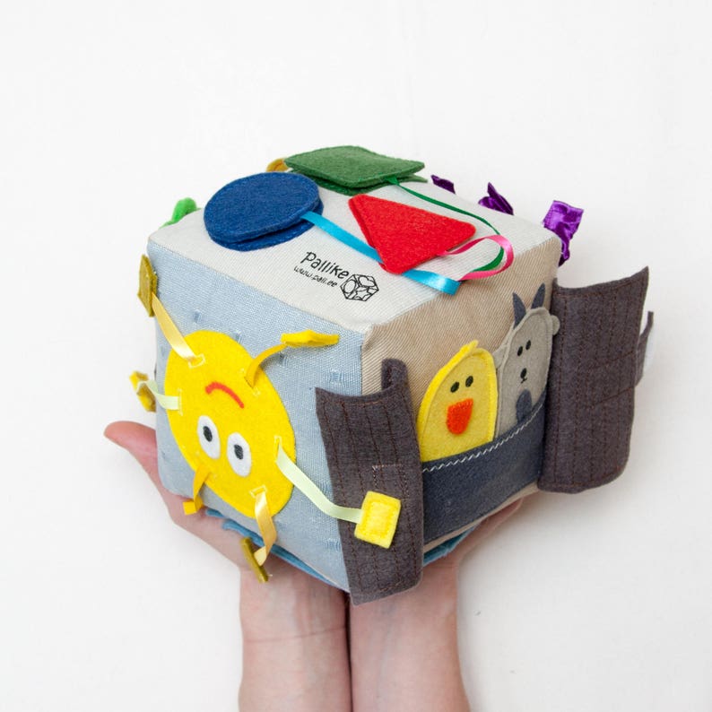 Quiet CUBEBaby Boy is Montessori Toy for Toddlers Busy Book for Fine Motor Skills Baby Gift Book and Sensory Toy