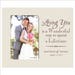 Personalized Wedding Frame, Great Anniversary Gift, Custom Photo Frame, "Loving you is a wonderful way to spend a lifetime"