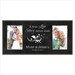 Personalized Wedding Frame, Anniversary Frame, Double 4 x 6 Photo Frame, "A true Love Story never ends" Laser Engraved, Great Gift