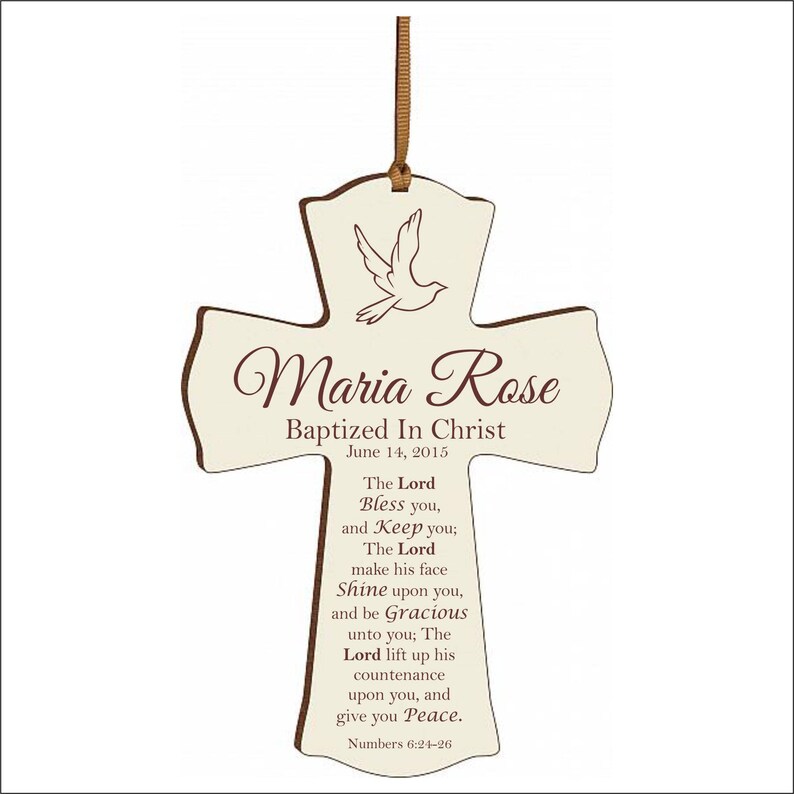 Personalized baptism cross confirmation cross first etsy