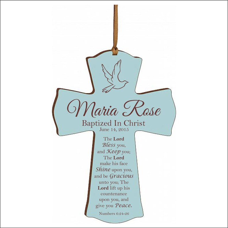 Personalized baptism cross confirmation cross first etsy