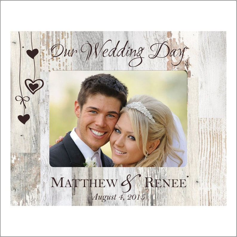 Personalized Wedding Frame Wedding Photo Frame 5 X 7 Picture Etsy Canada