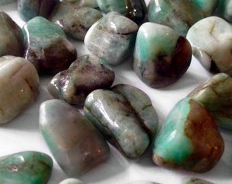 Emerald - rolled stone