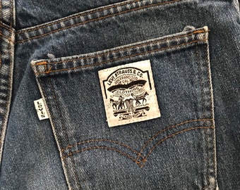 White Tag Levis - Etsy