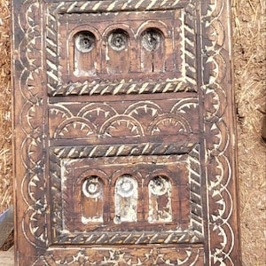 Unique Moroccan Berber Door, Traditional Moroccan door Carved wooden door, Vintage Moroccan Door