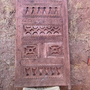 Unique Moroccan Berber Door, Traditional Moroccan door Carved wooden door, Vintage Moroccan Door