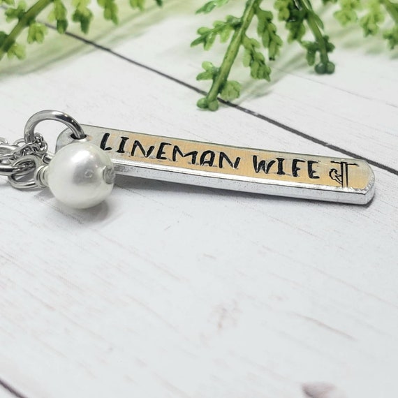 Lineman Wife Necklace - Etsy