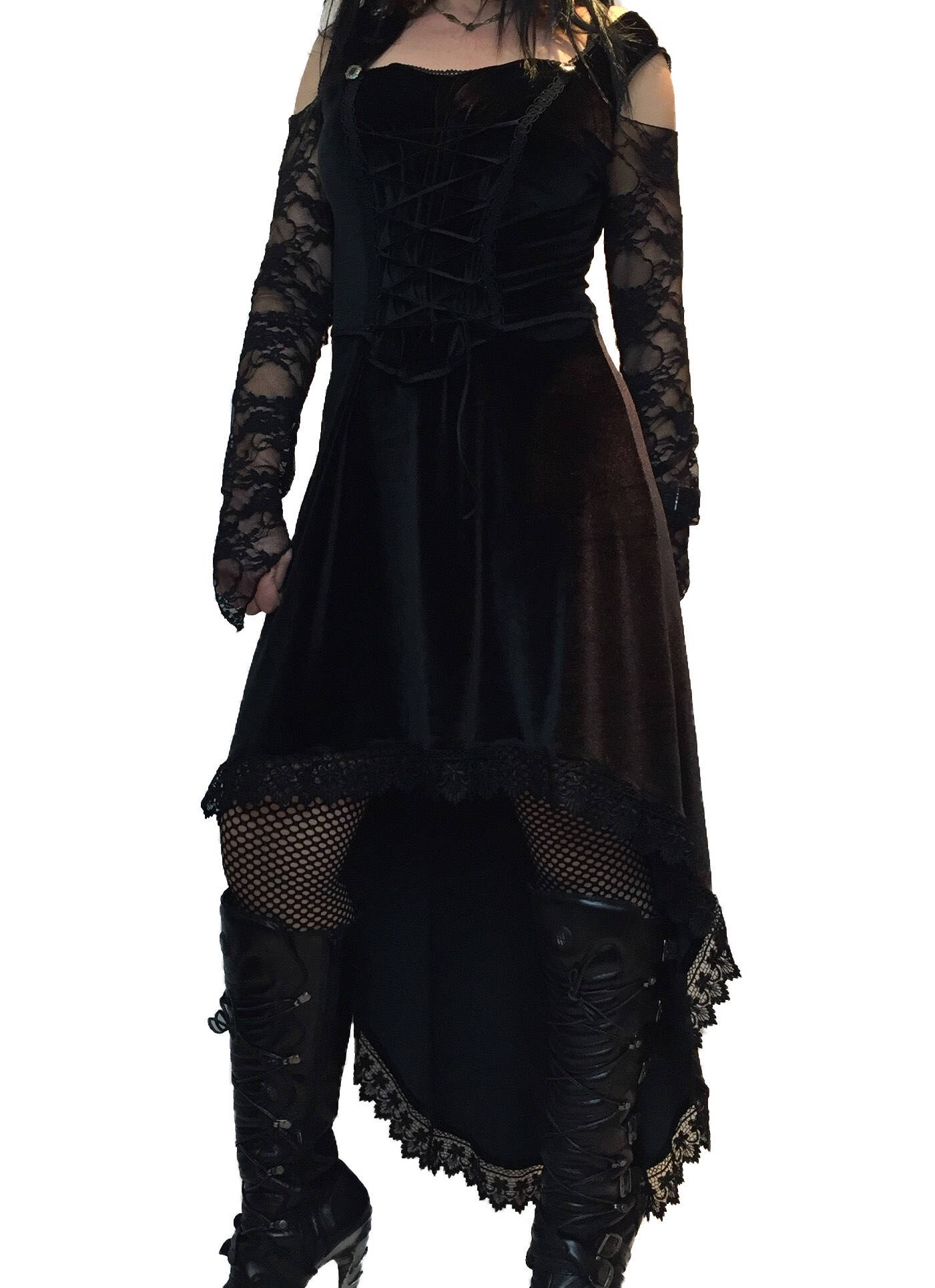 Unleash Your Inner Goddess: Lorelei Black Velvet Maxi Dress - aqpfc7p