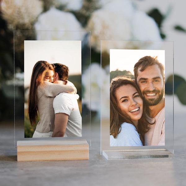 Custom Photo Acrylic Print Art | Valentines Gift Christmas Gift Photo Acrylic Print | Photo On Acrylic | Acrylic Photo Best Friends Print