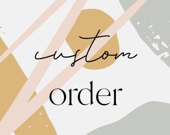 Custom Order - Cami - 2 food signs