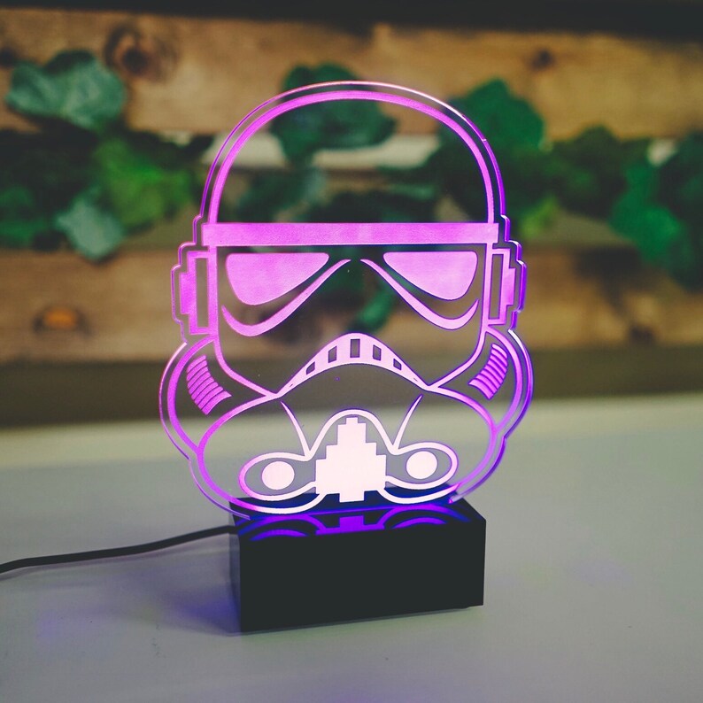 4 Acrylic LED Edge Lit Base Sign With 5.5mm Slot Etsy Australia