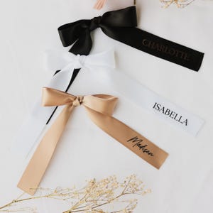 Ribbon Name Tag Place Card for Wedding Bridal Shower Christmas Party ...