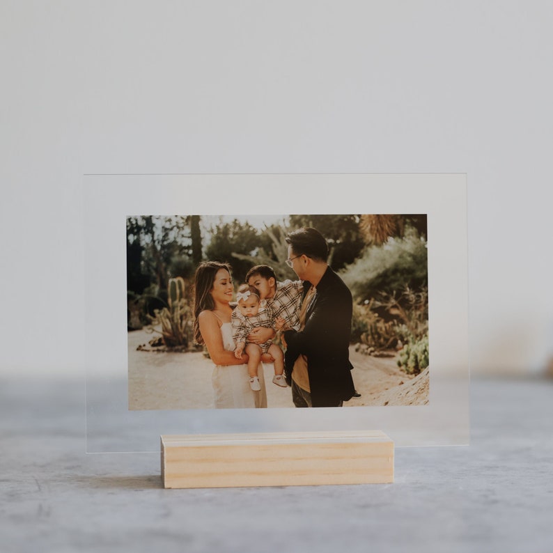 Custom Photo Acrylic Print Art | Valentines Gift Christmas Gift Photo Acrylic Print | Photo On Acrylic | Acrylic Photo Best Friends Print 画像 6