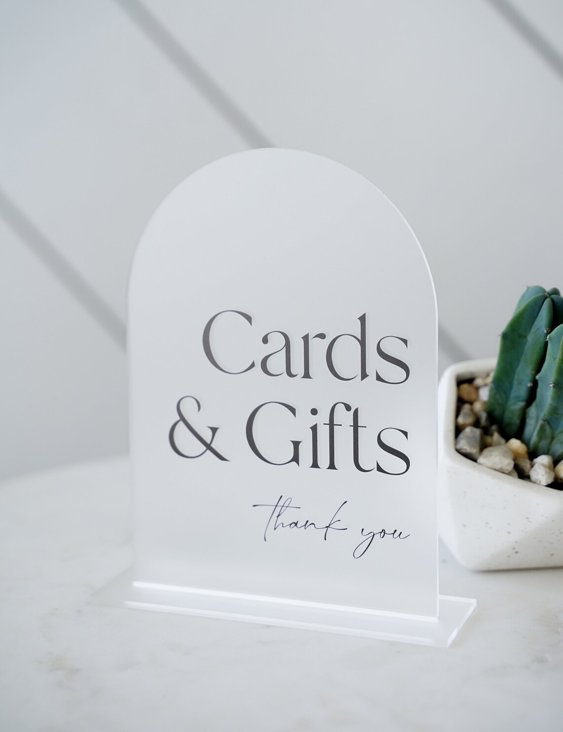 Cards & Gifts Arch Table Sign Gift and Cards Sign Modern - Etsy