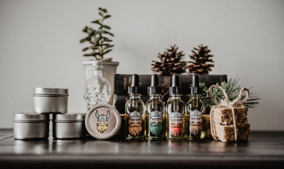 Beard Balm Viking Fire Etsy