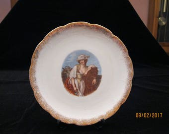 1930's Give-Away Plate from Blaney's Empire Theater in Pittsburgh