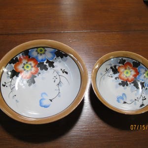 Beautiful Vintage Japanese Lusterware Bowls image 1