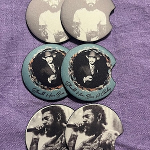 Post Malone Posty car coaster set