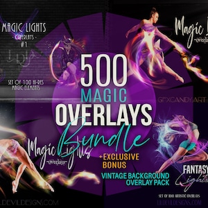 500 Magic Overlays BUNDEL - 45% KORTING op de oorspronkelijke prijs