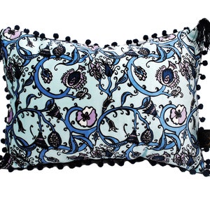 blue, lilic, velvet, Highland Thistle, Scottish flower, wildflowers, luxury Cushion, thistle, floral, decorative, print,
