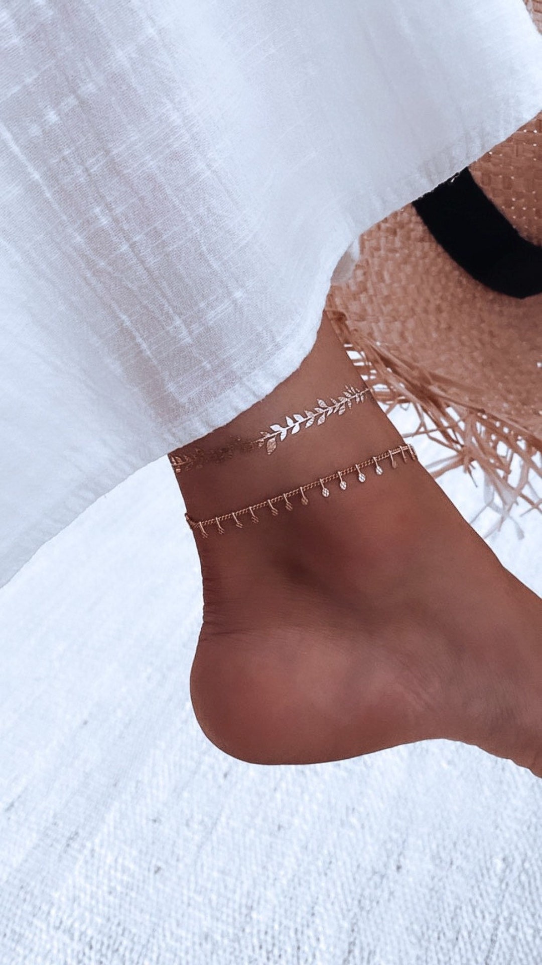 Gold Plated Ankle Knuckles for Women Minimalist Ankle Braces Etsy