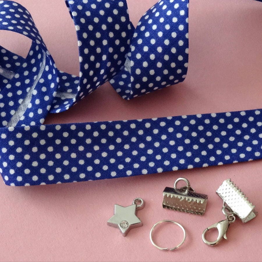 Kit pour fabriquer 1 bracelet en tissu breloque fermoir Etsy