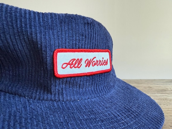 All Worries Patch Hat - Unstructured 6-panel, Adjustable Strap - Etsy