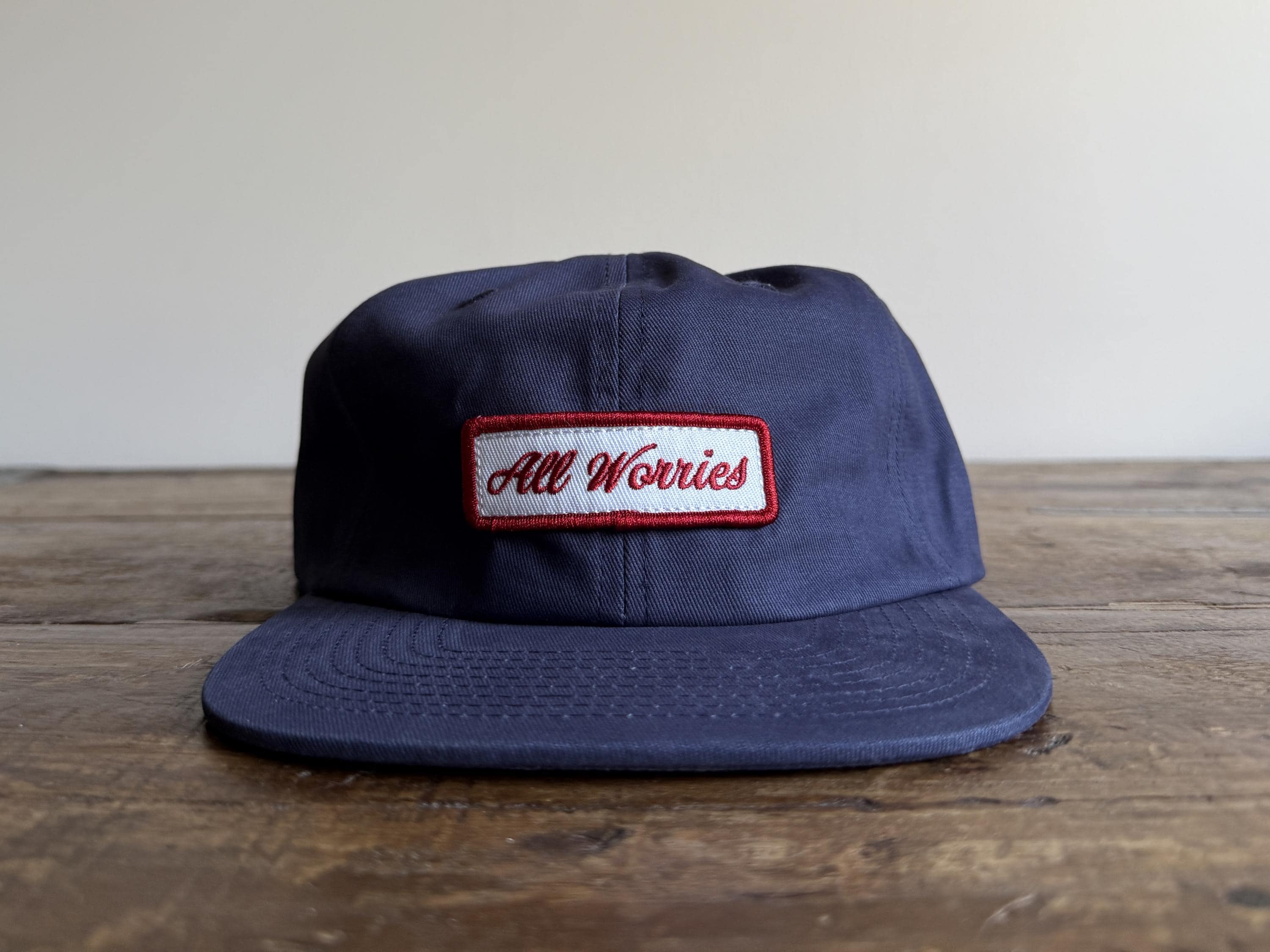 All Worries Patch Hat - Unstructured 6-panel, Adjustable Strap - Etsy