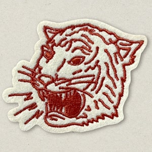 Easy Tiger Embroidered Iron-on Patch