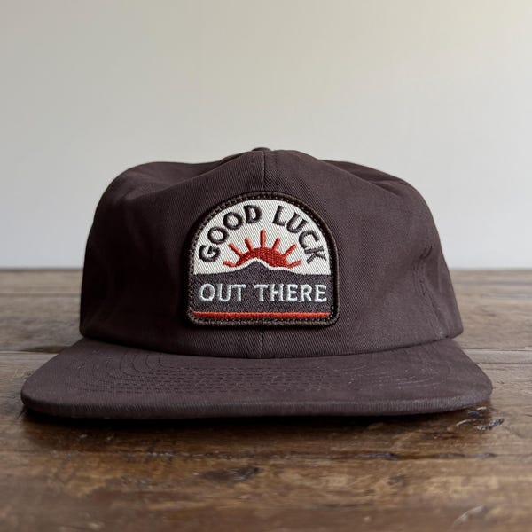 Casquette Good Luck Out There - 6 panneaux non structurés, bandoulière réglable
