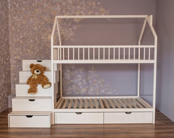 Bunk beds, bunk beds with storage, bunk beds for kids, bunk beds double and single, bed with storage drawers, under bed storage with wheels