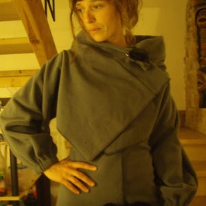 Grey fleece Bolero