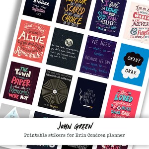 Printable stickers "Mean girl, pink, movie" Erin Condren life planner- Instant Download image 9