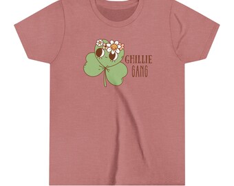 Camiseta de manga corta juvenil de danza irlandesa