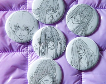Handmade Homicipher Anime Crawling Scarlet Pin Badge