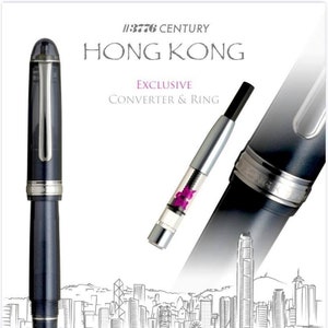 PLATINUM, Hong Kong Special Edition, #3776 Century, Fountain Pen M Nib