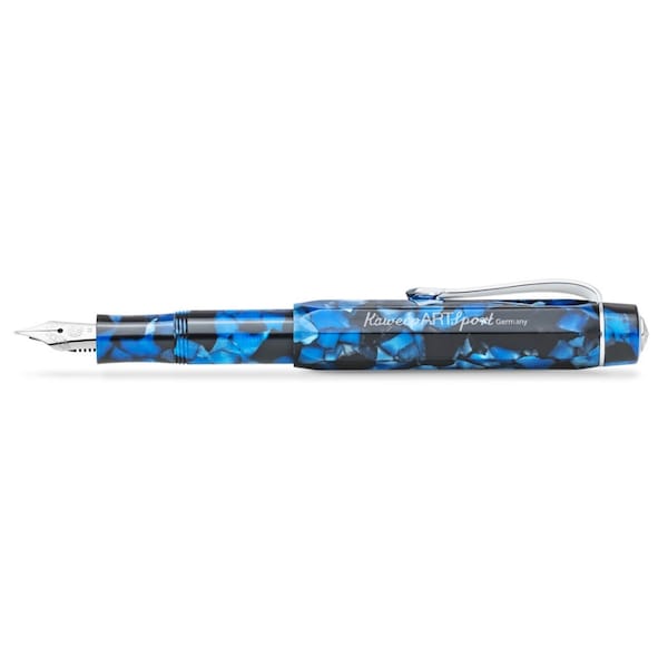 Kaweco ART Sport, Füllhalter Pebble Blue, Fountain Pen EF/F/M/B/BB Nib