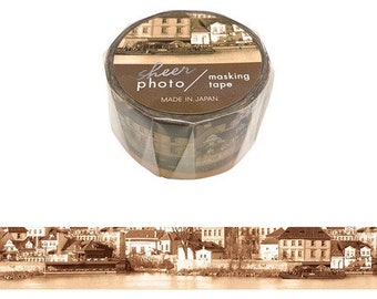 MIND WAVE, Brown, Masking Tape, 25mm x 5m