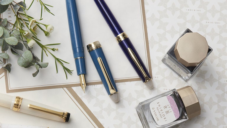 Sailor Shikiori Ink Cartridge - Yodaki  Pack Of 3  / Fountain Pen Ink Cartridges For Sailor Original Retailson - View #2