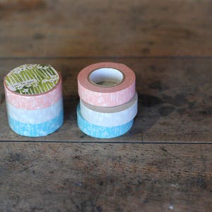 Small Flower, Classiky Masking Tape - 15mm x 15m, Set of 3 Rolls