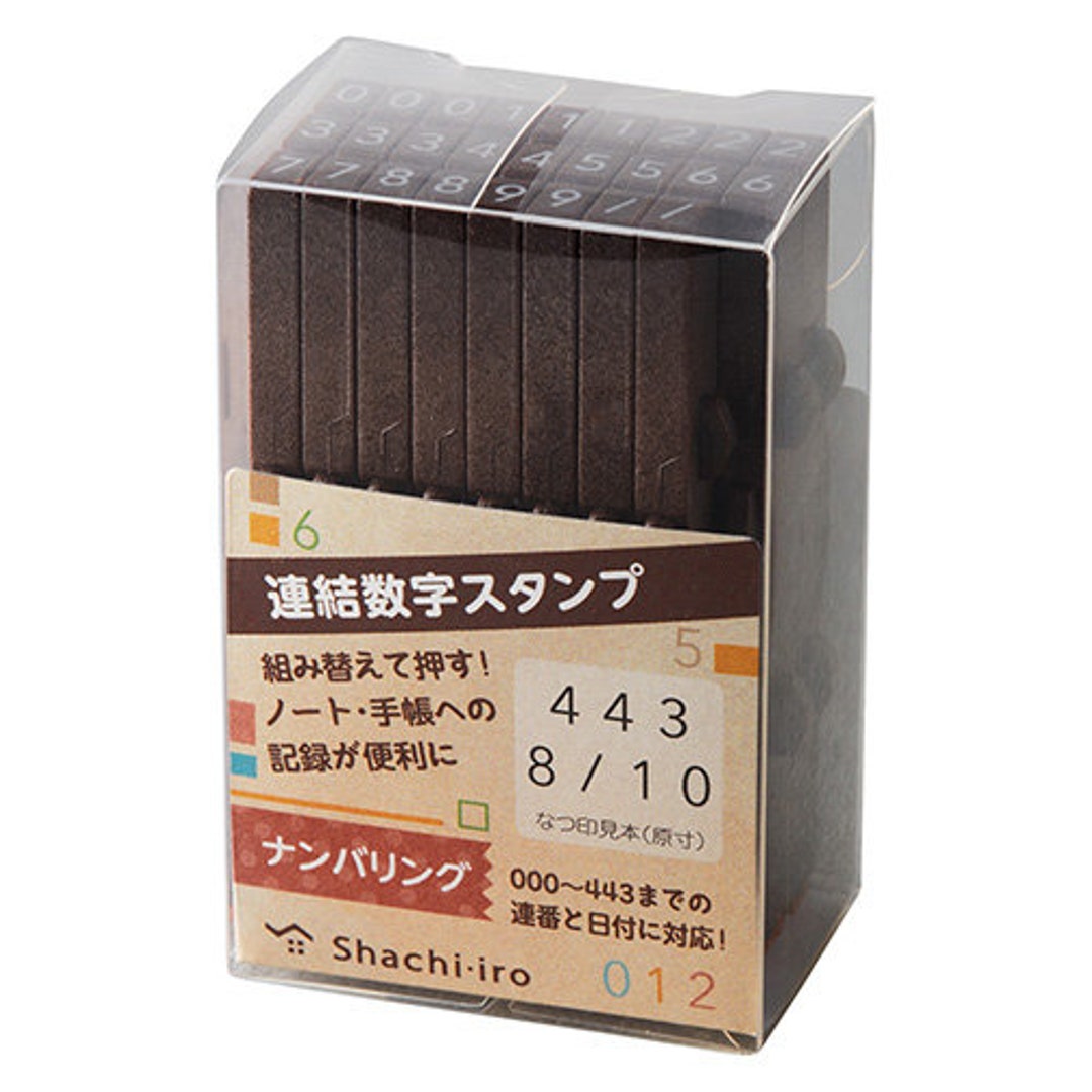 Shachihata, Numbering, Connecting Number Stamp - Etsy