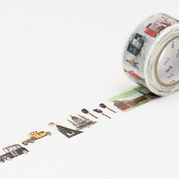 This is London, mt Masking Tape, mt x artist series, Miroslav Sasek, 23mm x 10m