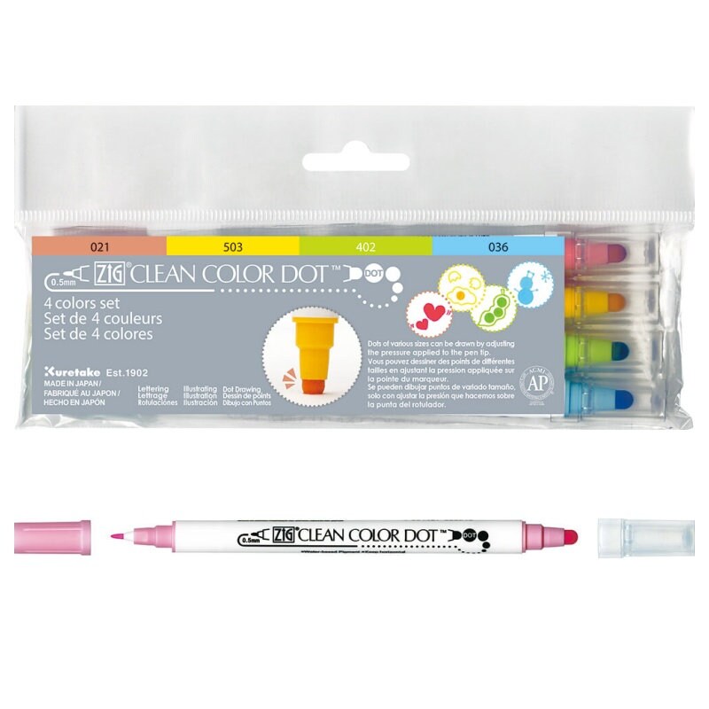 Kuretake Brush Pen water-based ZIG Clean color 120 color set RB