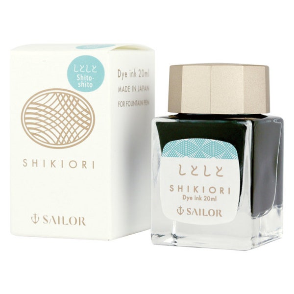 SAILOR, Sound of Rain (雨音), Shikiori (四季織), Bottled Ink for Fountain Pen