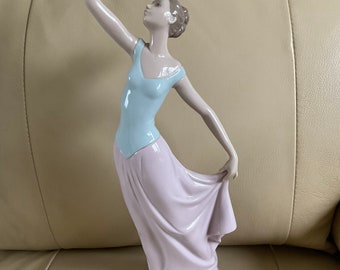 Vintage Lladro NAO Figurine The Dance is Over 1990s Ballerina Series 1024