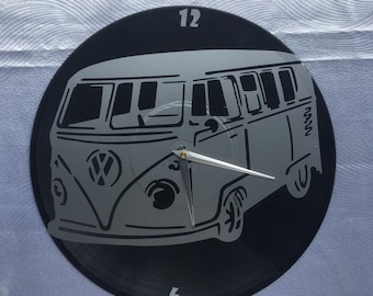 Horloge / pendule murale Combi WV sur vinyle