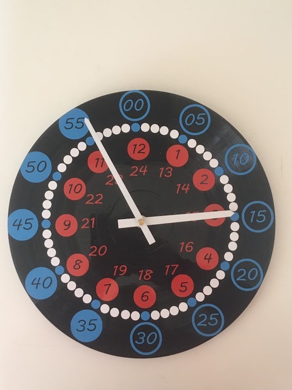 Horloge Pendule D Apprentissage Apprendre L Heure Etsy Horloge Pendule D Apprentissage Apprendre L Heure Etsy
